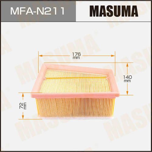 Фильтр воздушный Masuma, MFA-N211