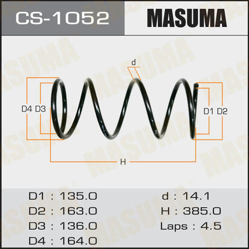 Пружина подвески Masuma, CS-1052