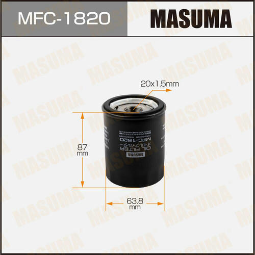 Фильтр масляный Masuma, MFC-1820