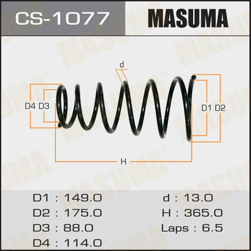 Пружина подвески Masuma, CS-1077