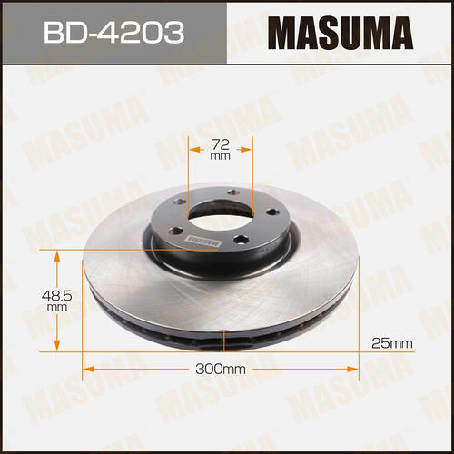 Диск тормозной Masuma, BD-4203