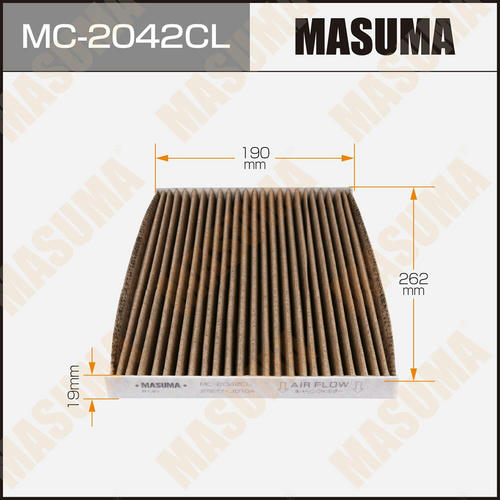 Фильтр салонный Masuma угольный, MC-2042CL