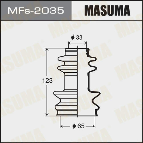 Пыльник ШРУСа Masuma (силикон), MFs-2035