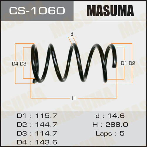 Пружина подвески Masuma, CS-1060