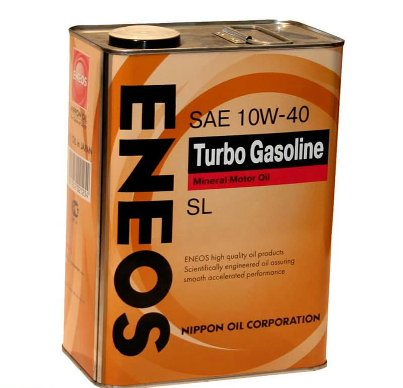 Масло ENEOS Turbo Gasoline 10W40 SL моторное полусинтетическое 0,946л SUPER GASOLINE SL 10W40 пc артикул OIL1354