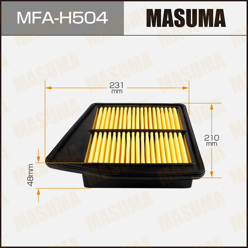 Фильтр воздушный Masuma, MFA-H504