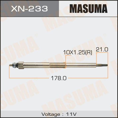 Свеча накаливания Masuma, XN-233