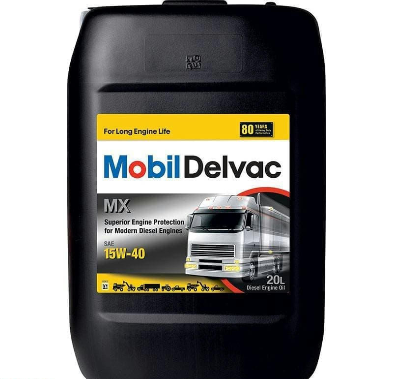 Масло MOBIL Delvac MX 15W40 моторное минеральное 20л артикул 152737