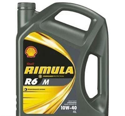 Масло SHELL Rimula R6 M 10W40 моторное синтетическое 4л
