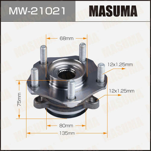 Ступичный узел Masuma, MW-21021