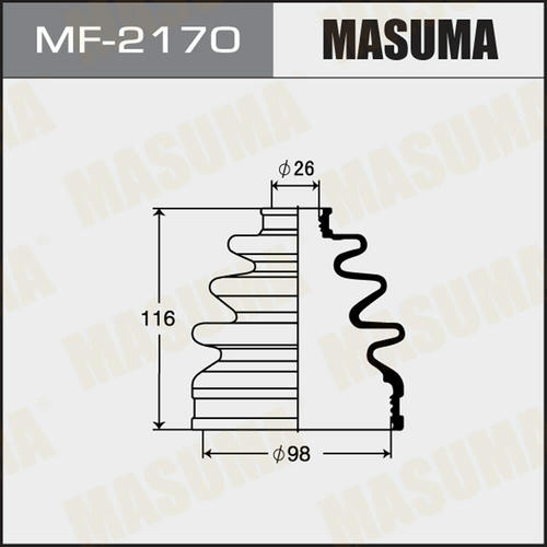 Пыльник ШРУСа Masuma (резина), MF-2170