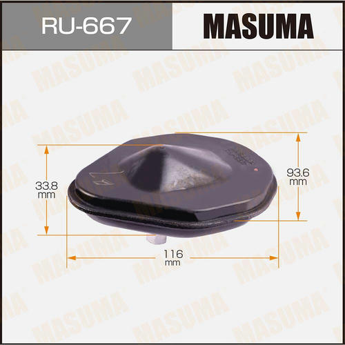 Отбойник (демпфер) резиновый Masuma, RU-667