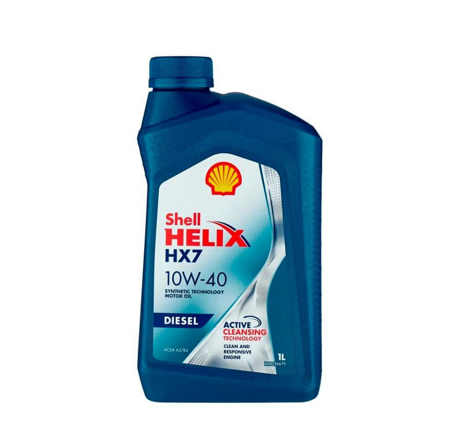 Масло моторное Shell Helix Diesel HX7 10W40 полусинтетическое 1л 550046357