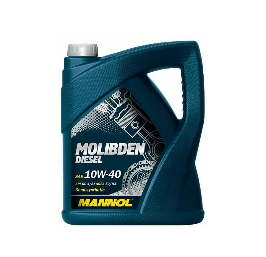Масло моторное Mannol Molibden Diesel 10W40 полусинтетическое 5л 1126