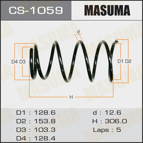 Пружина подвески Masuma, CS-1059
