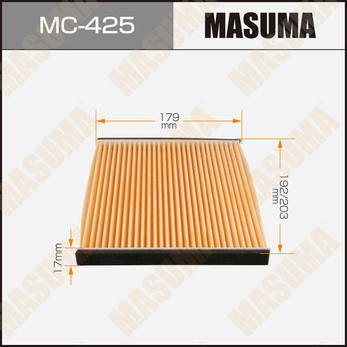 Фильтр салонный Masuma, MC-425