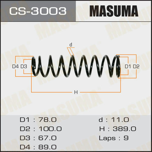 Пружина подвески Masuma, CS-3003