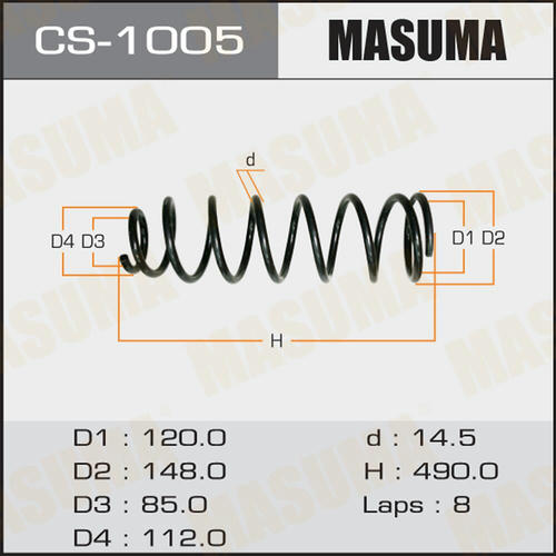 Пружина подвески Masuma, CS-1005