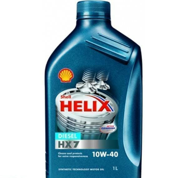 Масло SHELL Helix Diesel HX7 10W40 моторное полусинтетическое 1л