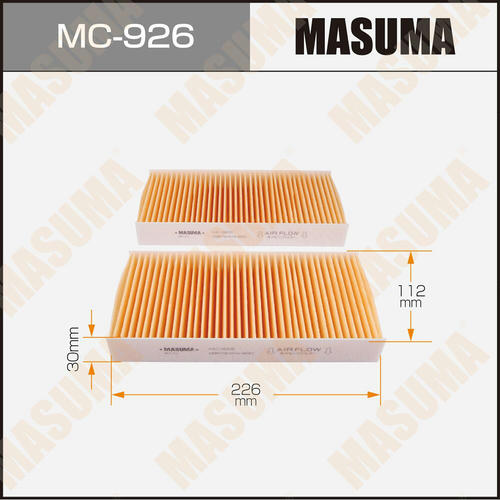 Фильтр салонный Masuma, MC-926