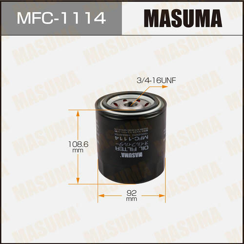 Фильтр масляный Masuma, MFC-1114