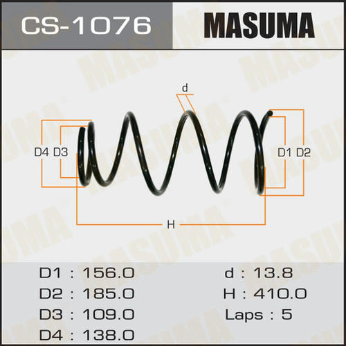 Пружина подвески Masuma, CS-1076