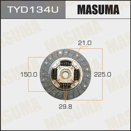 Диск сцепления Masuma, TYD134U