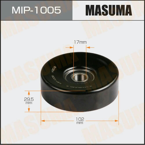 Ролик натяжителя приводного ремня Masuma, MIP-1005