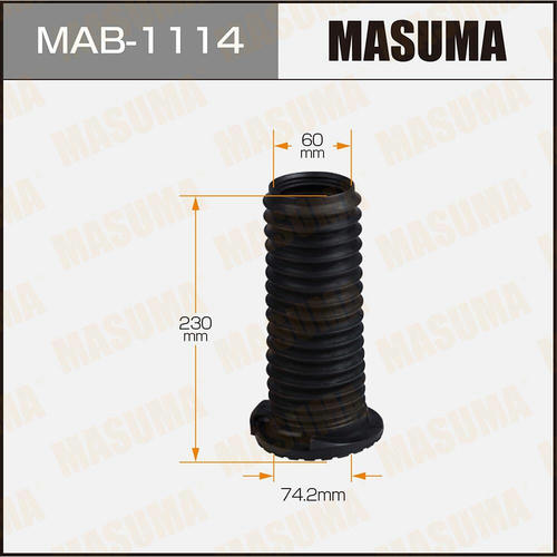Пыльник амортизатора Masuma (резина), MAB-1114