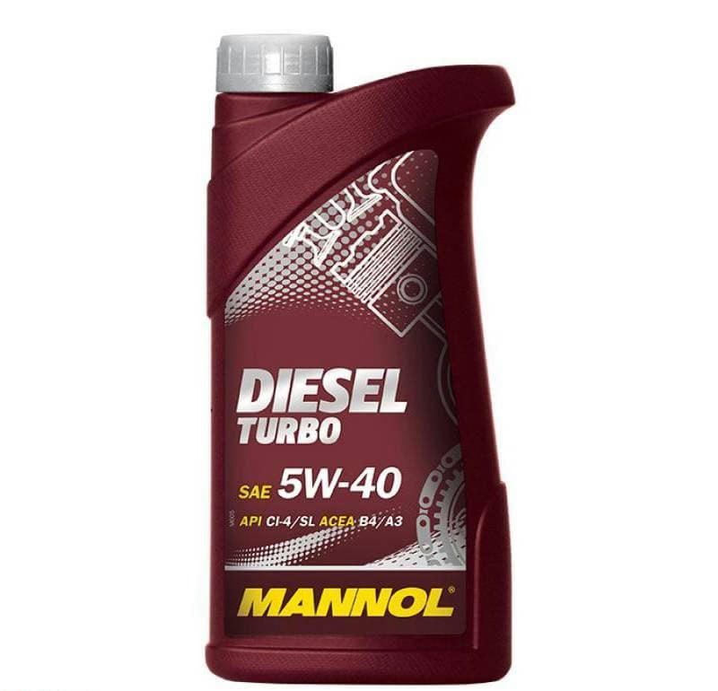 Масло MANNOL Diesel Turbo 5W40 моторное синтетическое 1л артикул 1010