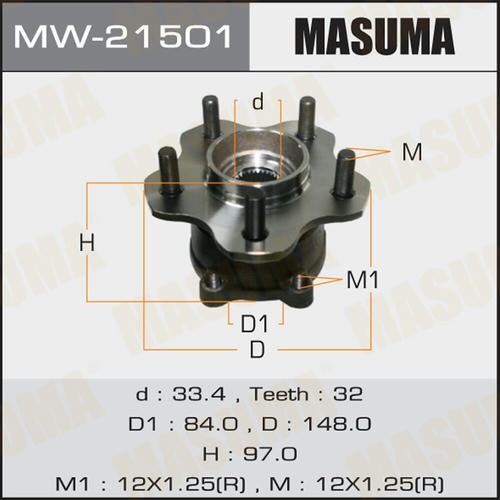 Ступичный узел Masuma, MW-21501