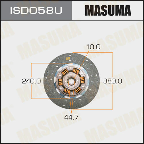 Диск сцепления Masuma, ISD058U
