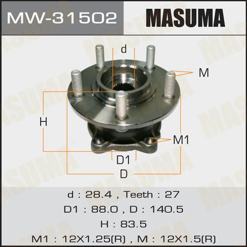 Ступичный узел Masuma, MW-31502