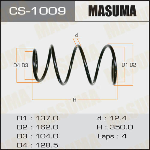 Пружина подвески Masuma, CS-1009