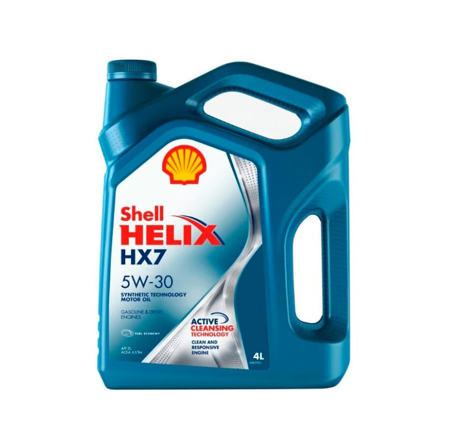 Масло моторное Shell Helix HX7 5W30 полусинтетическое 4л 550046351
