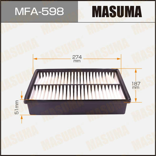 Фильтр воздушный Masuma, MFA-598