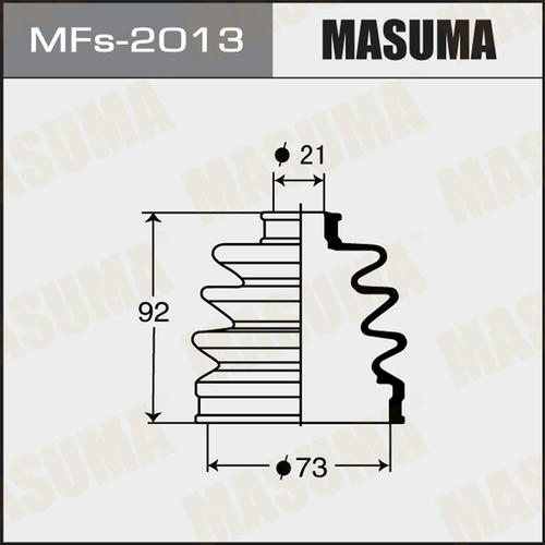 Пыльник ШРУСа Masuma (силикон), MFs-2013