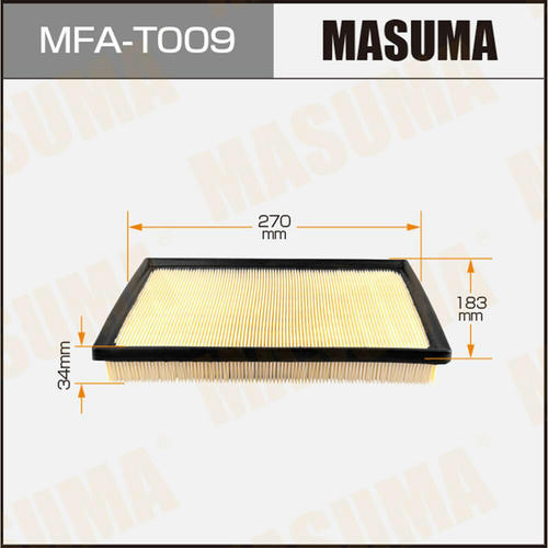 Фильтр воздушный Masuma, MFA-T009