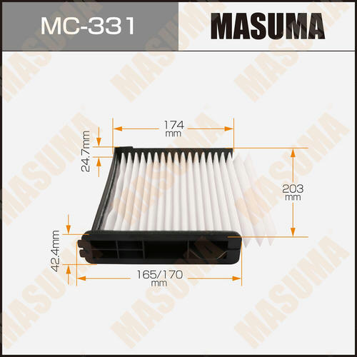 Фильтр салонный Masuma, MC-331
