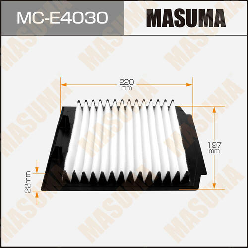 Фильтр салонный Masuma, MC-E4030