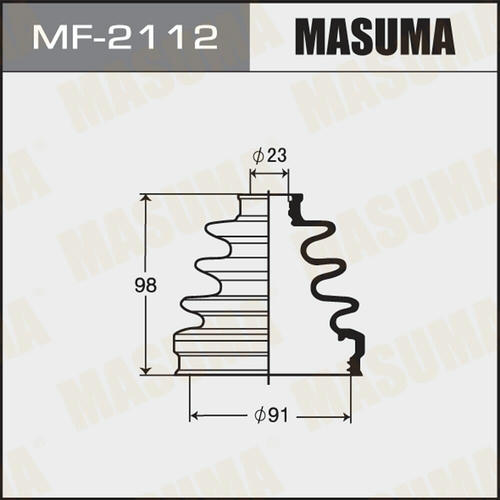 Пыльник ШРУСа Masuma (резина), MF-2112