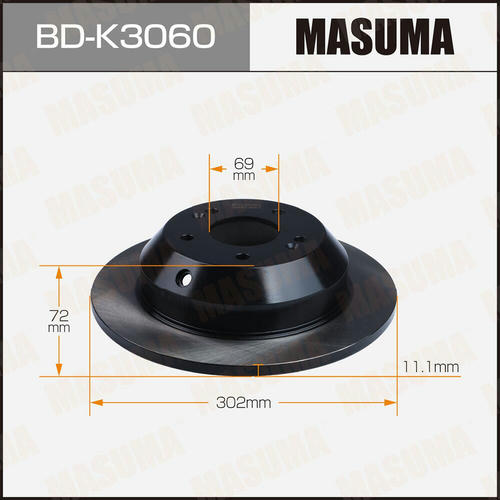 Диск тормозной Masuma, BD-K3060