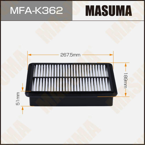 Фильтр воздушный Masuma, MFA-K362