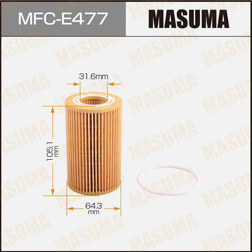 Фильтр масляный Masuma (вставка), MFC-E477