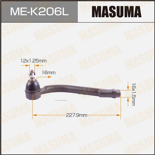 Наконечник рулевой Masuma, ME-K206L