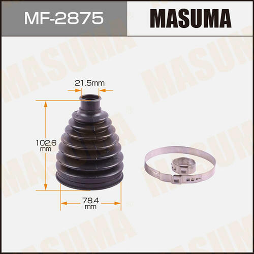 Пыльник ШРУСа MASUMA (пластик), MF-2875
