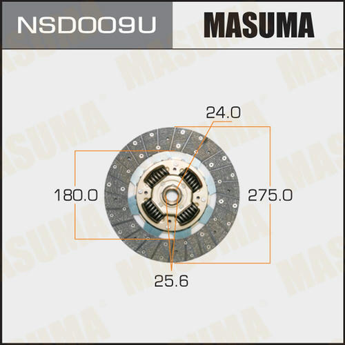 Диск сцепления Masuma, NSD009U