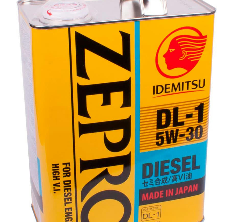 Масло моторное IDEMITSU Zepro Diesel DL-1 5W30 полусинтетическое 4л 2156004