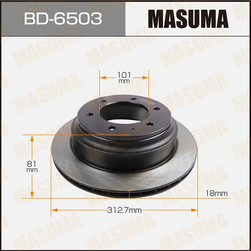 Диск тормозной Masuma, BD-6503