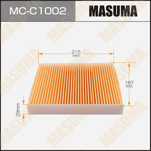 Фильтр салонный Masuma, MC-C1002